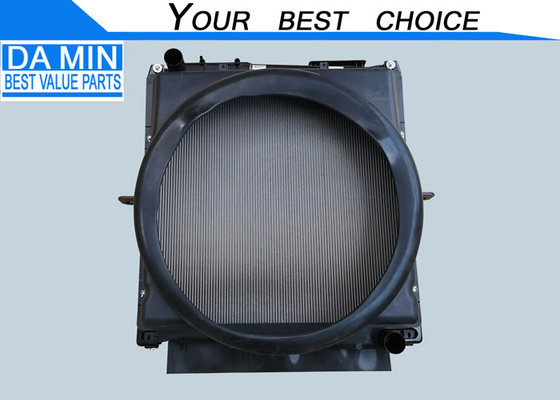 Bộ tản nhiệt 6UZ1 Isuzu 8974321060 Qingling 1301010-D15YR cho Hướng dẫn sử dụng quạt nhựa và lõi làm mát bằng nhôm Giga VC61